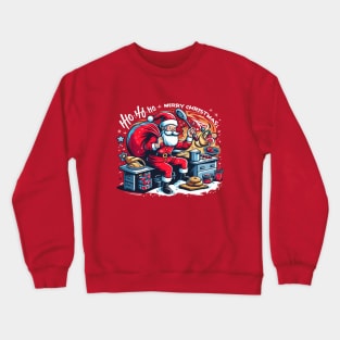 Santa Love Cooking Crewneck Sweatshirt